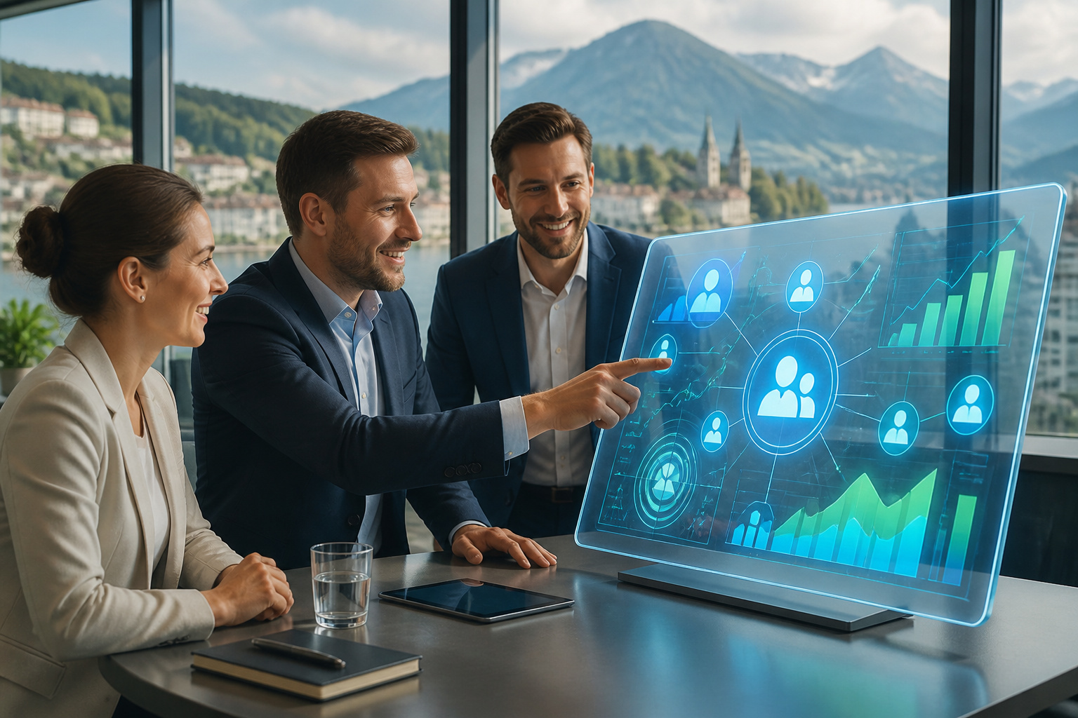 Collaboration et analyse de donnees futuristes
