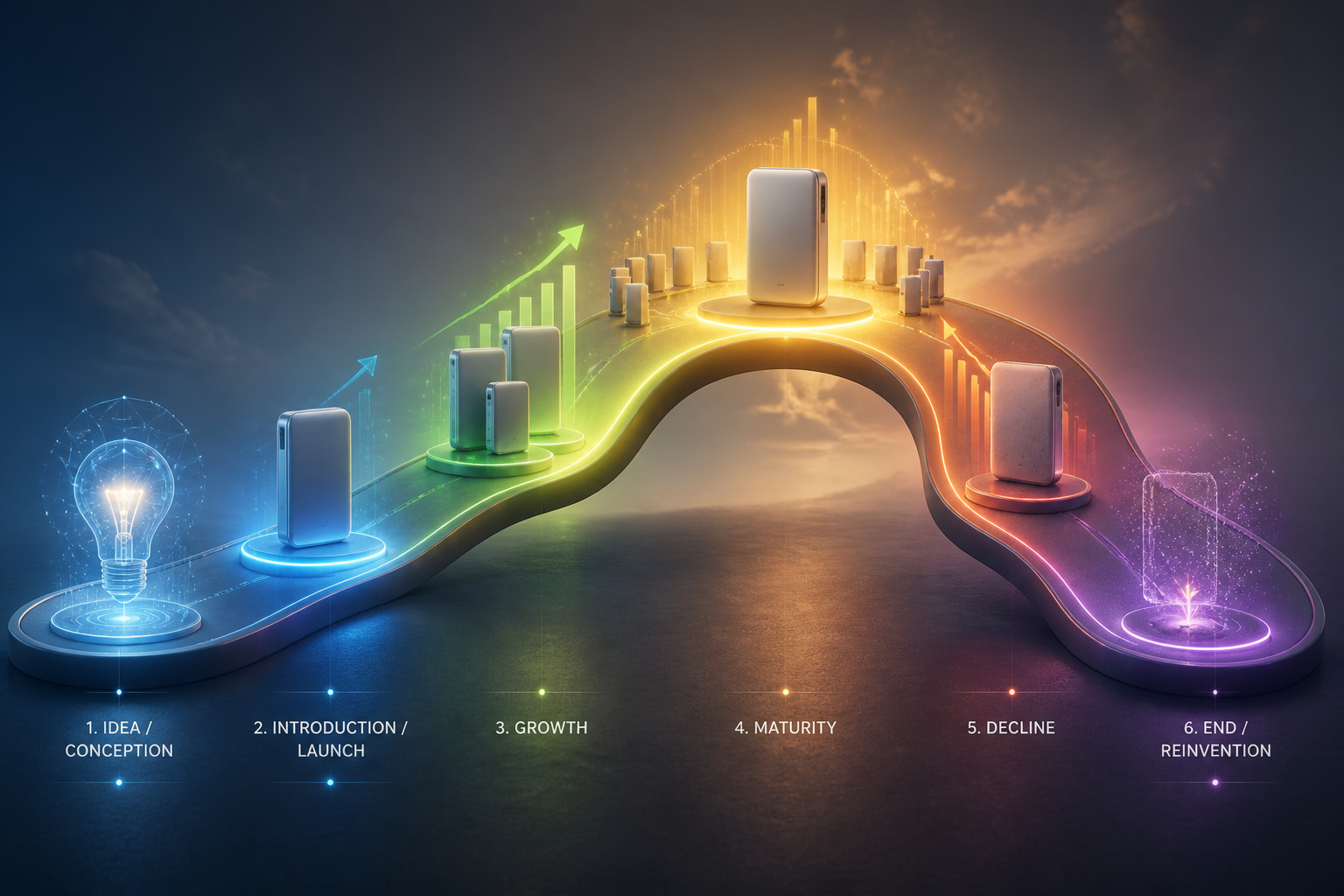 Cycle de vie du produit de lidee a la reinvention