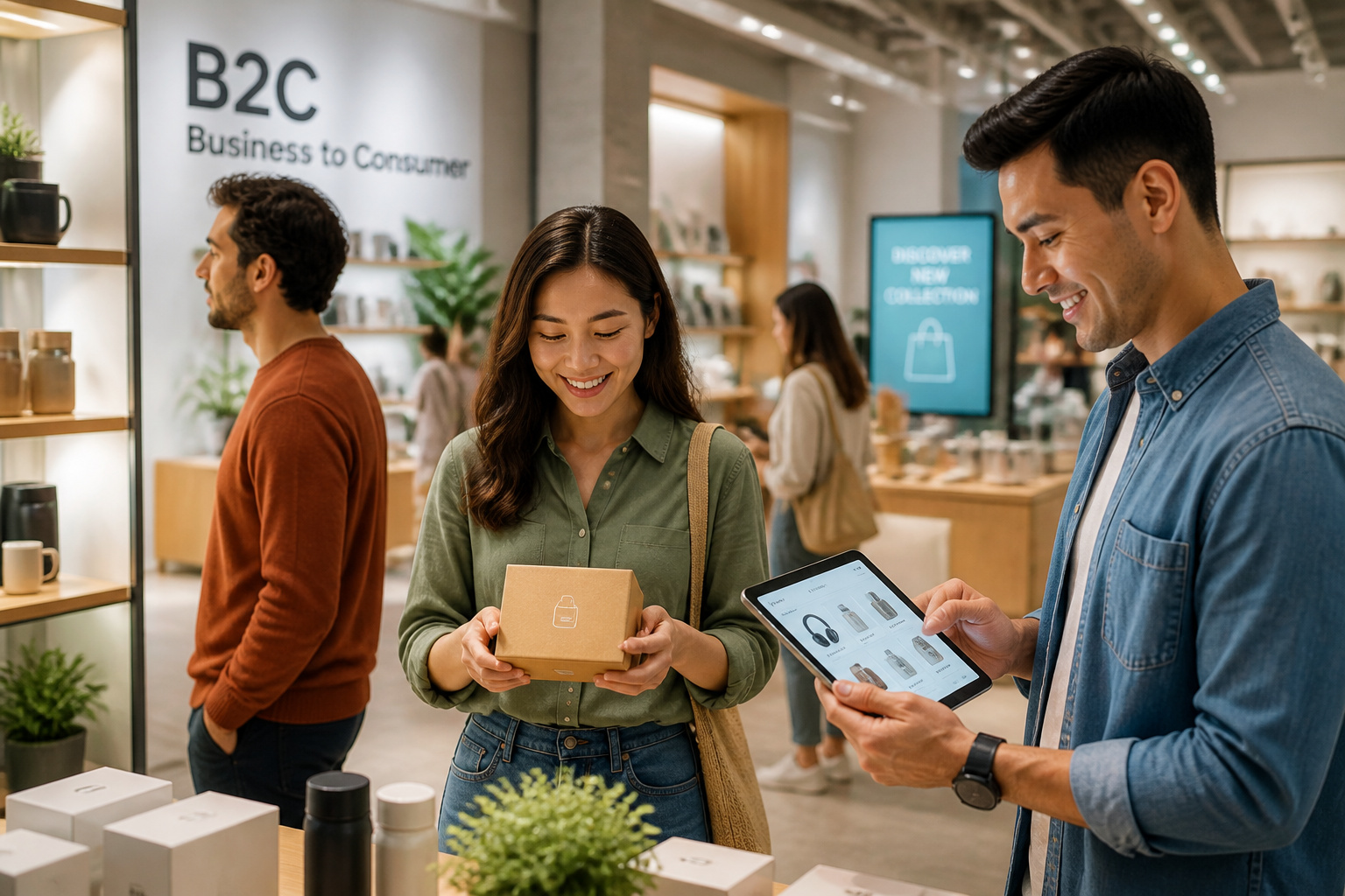 Interaction client b2c moderne et joyeuse