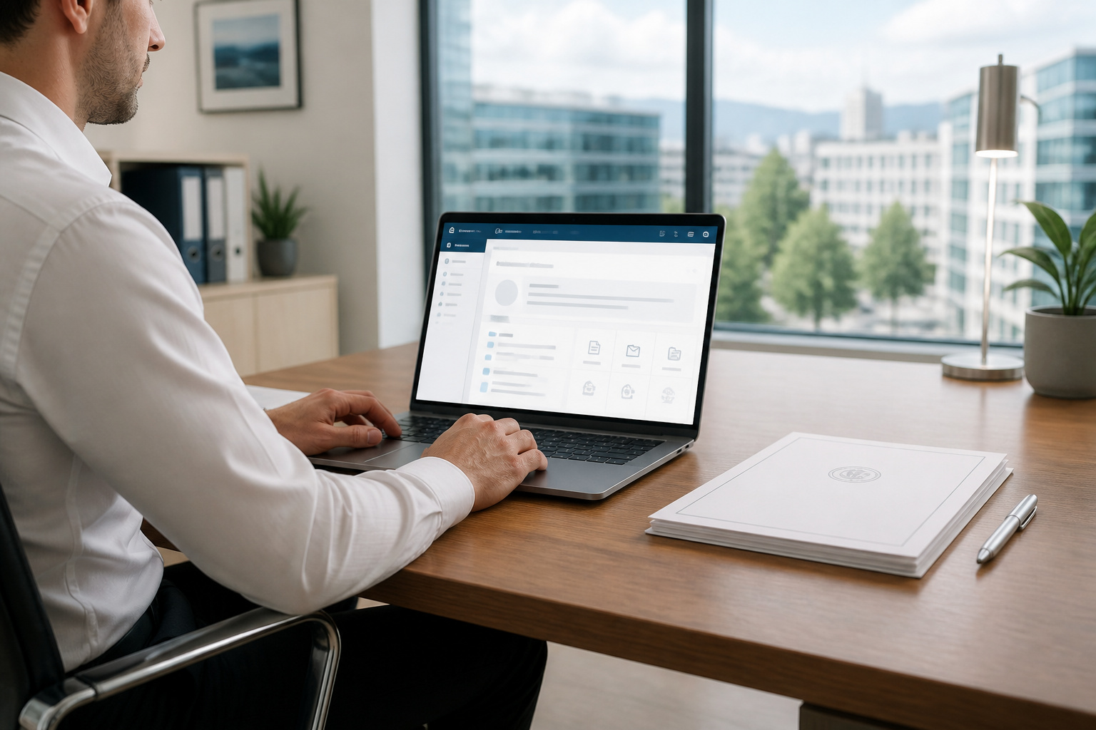 Bureau moderne et professionnel